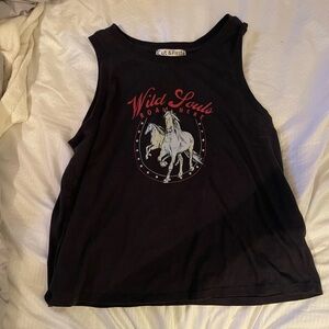 Horse Wild Souls Graphic Tank Top